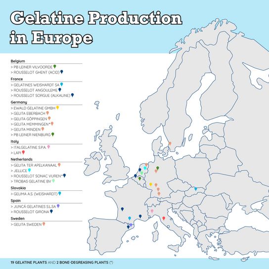 Map that shows GME Member Companies